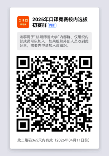 报名群二维码